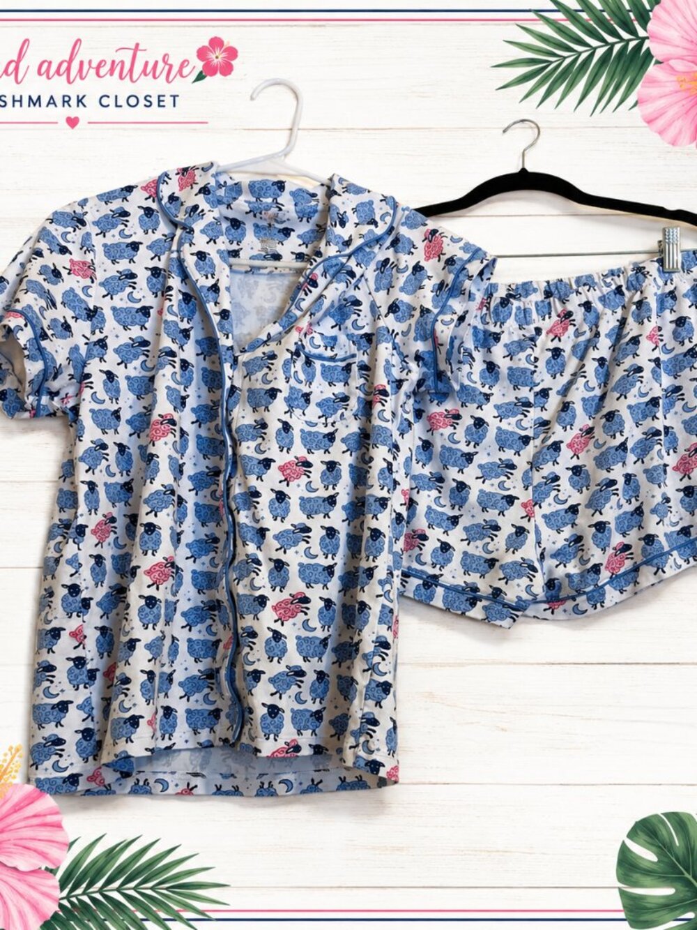 Roller Rabbit Sheep PJs - Size L